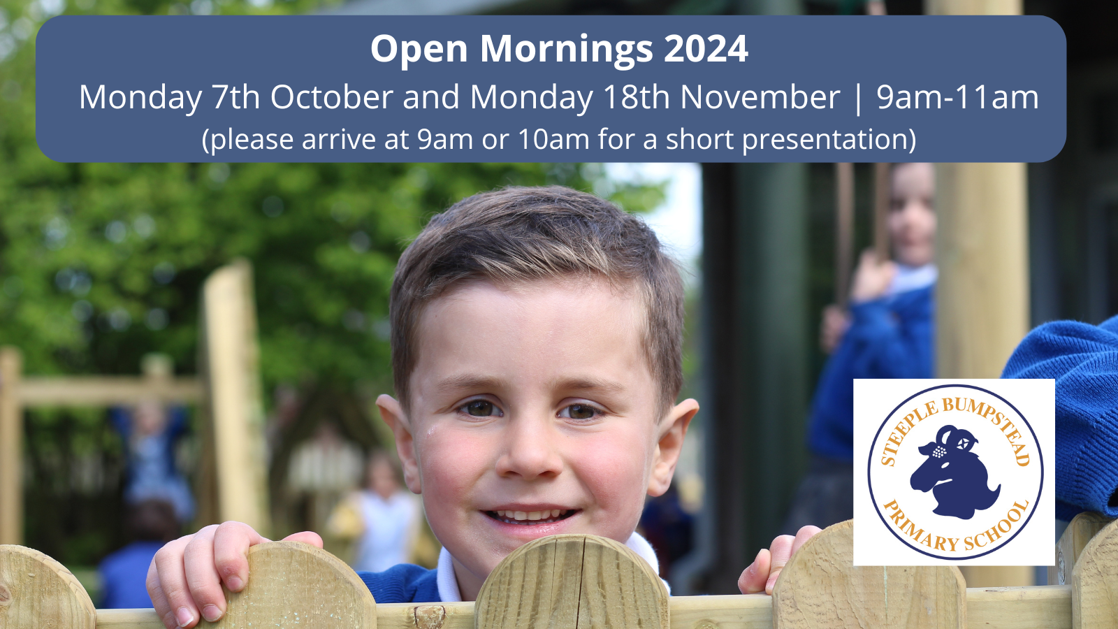 Steeple Bumpstead Open Evening website graphic